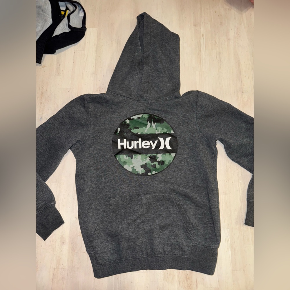 Hurley Gray Camouflage Sweatshirt